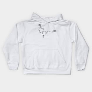 Serotonin Molecule Kids Hoodie